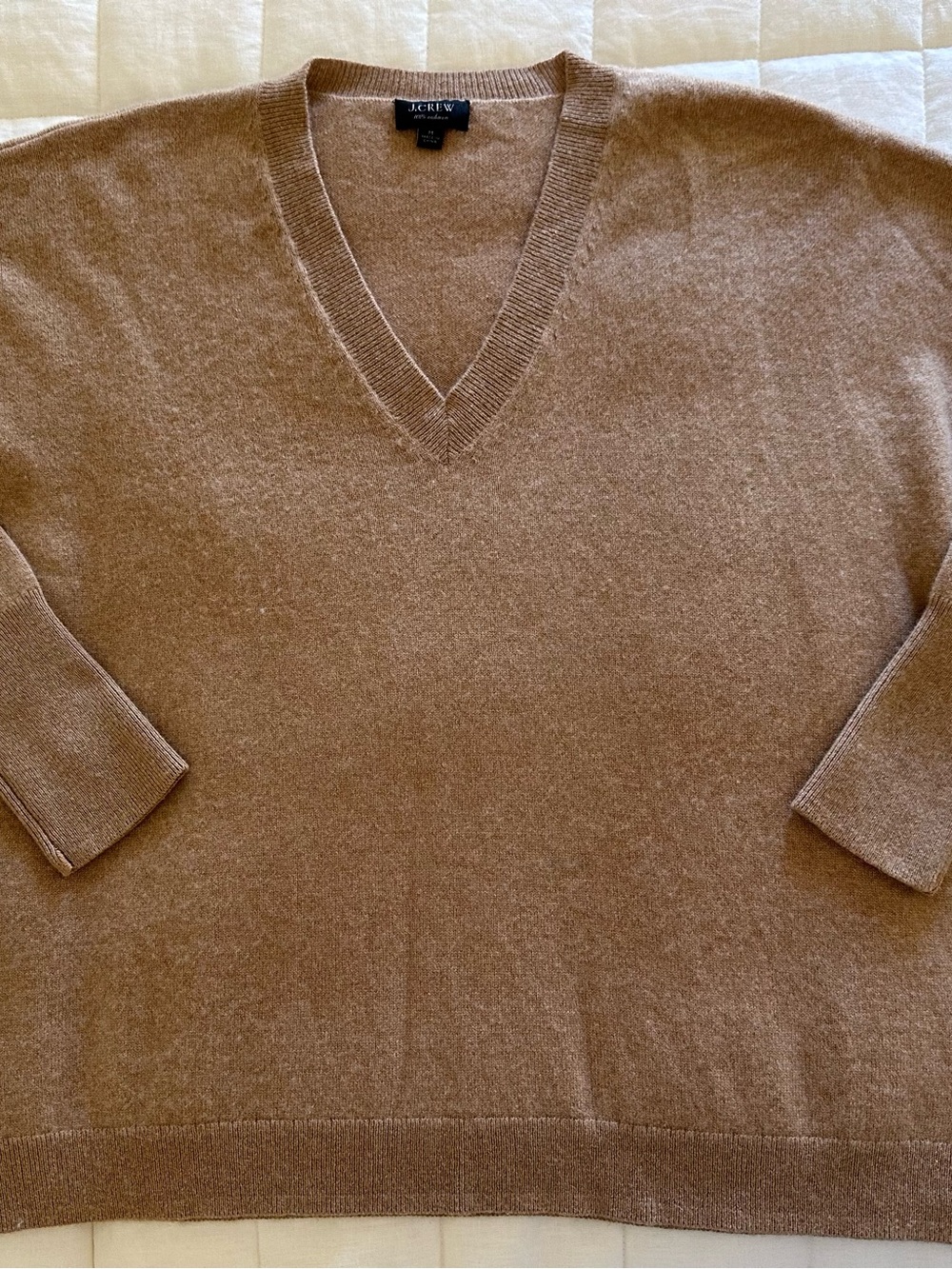 J Crew 100% Cashmere Sweater size M - Picture 3 of 4